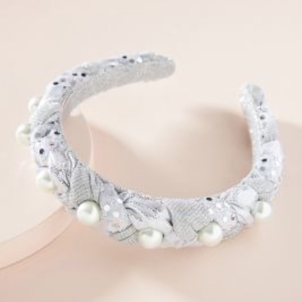 NWT Anthropologie Curried Myrrh Cassia Embellished Headband